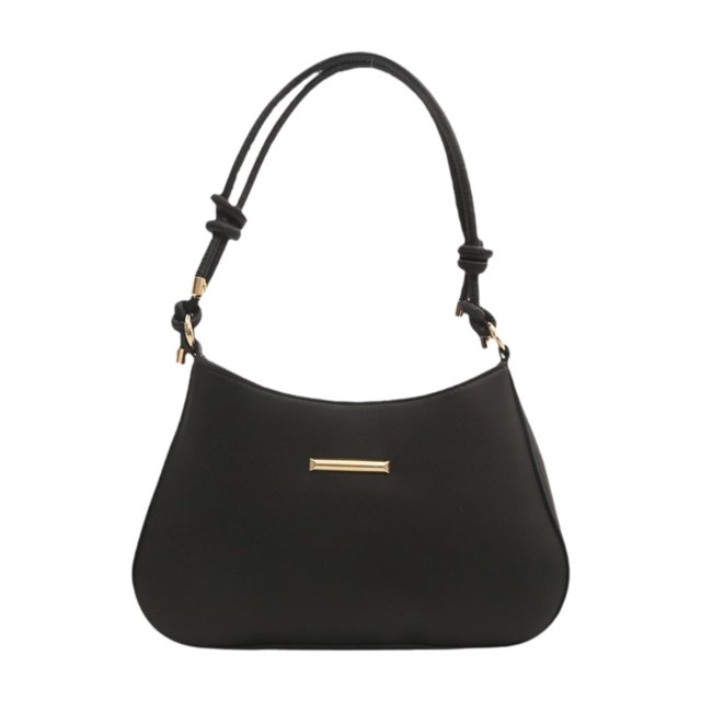 Bolso de mano para mujer, informal, ligero, para banquetes, cenas, desplazamientos Negro