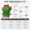 thumbnail image 5 of Daiia St Patrick's Day5 Printed Women's Sports Bra, Breathable Activewear Bra with U-Back Design and Removable Pads, Comfortable and Supportive for Yoga, Workout-Large, 5 of 8