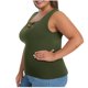 thumbnail image 5 of TaTaai Women's Plus Size Wire-Free Pajama Top, Solid Short Sleeve Chest Pad Design, Loose Comfort Fit, Ideal for Four Season Daily Loungewear Gift, 5 of 7