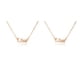 thumbnail image 3 of Collar del zodiaco Minnieouse Letra inglesa oro rosa Signo del zodiaco, 3 of 6