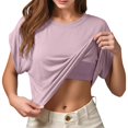 thumbnail image 2 of NTACZA Cute Tank Tops Round Neck Casual Sleeveless Padded Summer Tops, 2 of 3