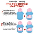 thumbnail image 4 of GreenJoy Magic Dog Sweater with 4 Interchangeable Patterns, Hoodie for Puppies,Cats, Large Dog, 4 of 7
