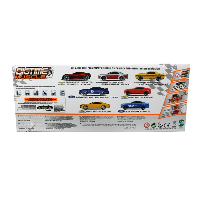 JADA BIGTIME BTM 2010 CHEVY CAMARO SS RED / WHITE STRIPES 1