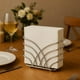 thumbnail image 2 of Servilletero LEVIMETREE de acero inoxidable plateado para mesa, 2 of 9