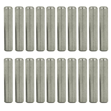 20 Pieces 5mm x 25mm Dowel Pins Shelf Brackets Pegs 304 Stainless Steel ...