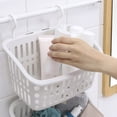 thumbnail image 3 of Bouanq Storage Basket Plastic Hanging Shower Basket with Hook for Bathroom Shampoo Kitchen Shampoo Cosmetics Food Vegetable Hanging Organizer Holder, 3 of 6