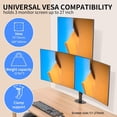 thumbnail image 3 of Single Monitor Arm Single Monitor Desk Mount Adjustable Monitor Mount for Screen Holds Up to lbs x Vesa Monitor Stand, 3 of 7