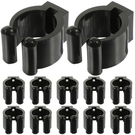GOOHOCHY 12 Pcs Fishing Rod Clips Rods Pole Clamp Cue Holder