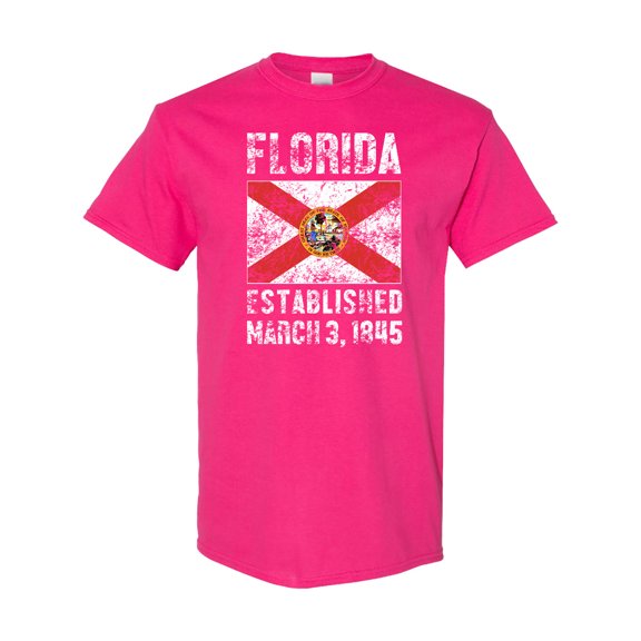 Inktastic Established March 3, 1845 Florida Flag T-Shirt