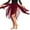 Wine Red, variant on Yartina Women's 13 Panel Chiffon Adult Belly Dance Skirt Asymmetric Side Split Skirt Black One_Size