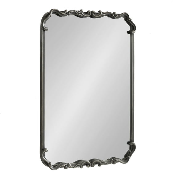 Kate and Laurel Brazelton Framed Wall Mirror, Black 20x27