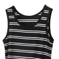 thumbnail image 4 of Fewfanhot Women's Striped Tank Top, Crew Neck Ringer Style Sleeveless Blouse, Casual Loose Fit Camisole, S-5XL, 4 of 5