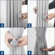 thumbnail image 3 of Paquete de 4 alzapaños para cortinas, alzapaños de cuerda para cortina resistentes, alzapaños decorativos rurales hechos a mano (gris), 3 of 5