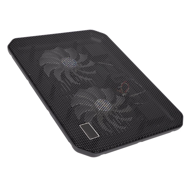 Almohadilla para computeradora portátil, disipacia de calor de calor rápido almohadilla de enfriamiento de laptop ergonómica puertos usb duales 1200 ± 10%de rpm para lA