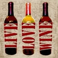 thumbnail image 2 of Wolk, Lisa 15x15 White Modern Wood Framed Museum Art Print Titled - Live Love Wine, 2 of 4