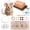 Color 3, variant on Patchwork Mouse DIY Kit Handmade Sewing Craft Set Cute Mouse Ornament DIY Kit with Floral Fabric Stuffing Button for Adult Beginner Present for Holiday