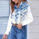 thumbnail image 2 of TaTaai Women's Long Sleeve Shirt Collared Button Down Casual Floral Print Blouse Soft Cotton Loose Fit Tunic Top for Spring Daily Wear Gift, 2 of 6