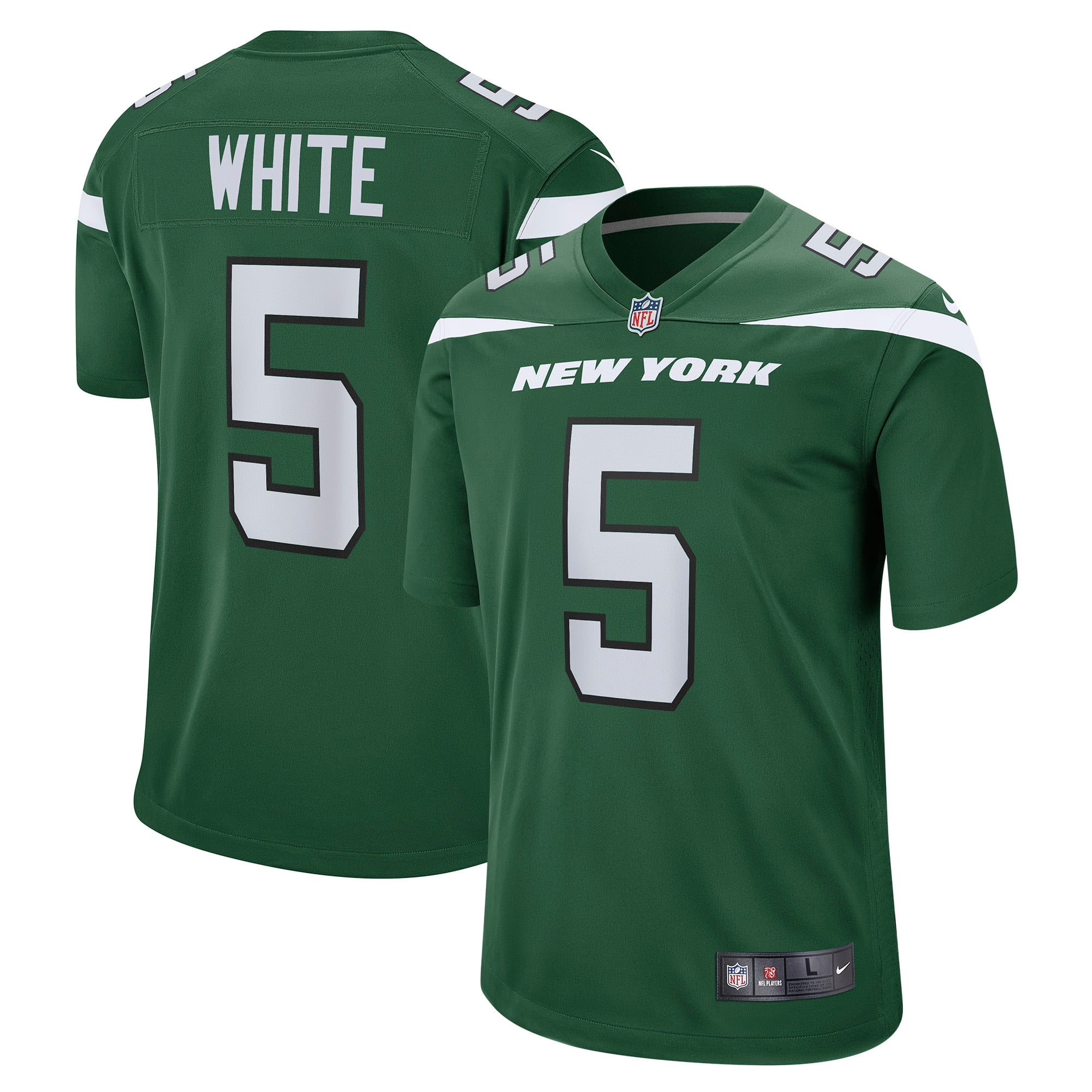 jets all white jersey