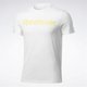 thumbnail image 4 of Reebok Mens Linear Logo Graphic T-Shirt, whiteheryel, M, 4 of 5