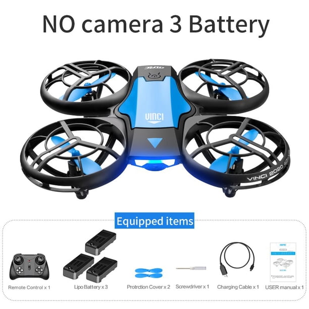 V8 nuevo Mini Drone 4K 1080P HD Cámara Drones WiFi Fpv presión de aire altura mantener plegable Quadcopter RC Dron juguete para regalo Tan Jianjun unisex