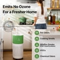thumbnail image 5 of CleanForce HEPA Air Purifier for Home, Covers up to 2250 sq ft, Quiet Operation, Works with Alexa, Voice Control, Rainbow Blue, 5 of 12