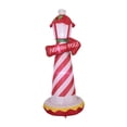 thumbnail image 1 of Faro inflable navideño del de 180 cm de alto, diseño de escena, accesorios, decoración divertida para el jardín, señal de tráfico inflable, 1 of 9