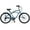 blue, variant on 26inch Bikes for Adults, Beach Cruiser Bike for Women Men, 7 Speed Hybrid Bike with Dual Brakes, Commuter Bicycle, 85% Assembled, Light Blue