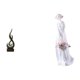 thumbnail image 1 of Escultura abstracta de fuego,Estatua de arte abstracto,adorno para decoración del hogar,Escultura de fuego moderna,coleccionable,regalo,Figura de escritorio,Estatua de niña linda para, 1 of 8
