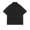 Black, variant on WREESH Men's Oversized Henley T-Shirt - Loose Fit Short Sleeve Solid Top, Drop Shoulder Design for Street Style & Layering
