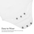 thumbnail image 4 of Unisex Baby Romper Cotton Jumpsuits for Infant 4Pcs Solid-Colored Set, 4 of 4