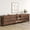 Brown, variant on 3-In-1 Multifunctional Sideboard Buffet with 12 Drawers, Modern Tempered Glass Door Credenza with Adjustable Shelf & Metal Base, Freestanding Coffee Bar Storage Cabinet for Kitchen Living Room
