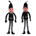 thumbnail image 2 of Muñeco elfo navideño negro de 40 cm, niño y niña, bonito adorno navideño, regalos de Año Nuevo, estantería, genio, 2 of 5