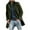 Green, variant on Miluxas Men's Wool Blend Double Breasted Pea Coat Classic Notched Collar Warm Woolen Coats Winter Outwear Jackets Khaki 10(XL)