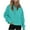 Green, variant on AWZXDE Women's Fall Winter Loose Fit Short Cropped Half Zip Hoodie Pullover Sweatshirt - Cozy & Sporty Style RD1,XL=4
