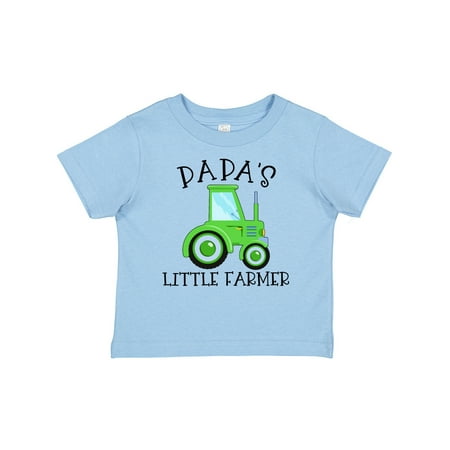 

Inktastic Papa s Little Farmer- Green Tractor Gift Baby Boy or Baby Girl T-Shirt