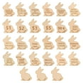 thumbnail image 2 of 24 Redeemable Bunny Tokens + 3 Blank, Wooden Easter Egg Fillers, Easter Egg Party, Family Fun Activity, Holiday Game, Prize Tokens, Spring Celebration, Easter Party Favor, 2 of 7