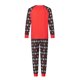 thumbnail image 3 of Pijama familiar Navideño con juego de camisetas impresas en ciervos de manga larga con pantalones impresos en la nieve ; Papá-XXL, 3 of 5