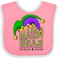 thumbnail image 3 of Inktastic Mardi Gras New Orleans Louisiana Jester Hat Boys or Girls Baby Bib, 3 of 4