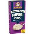 thumbnail image 3 of (12 pack) Annie's Super! Mac, Macaroni And Cheese, Shells and White Cheddar, 6 oz, 3 of 9