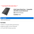 thumbnail image 2 of HVAC Heater Blend Door - Compatible with 2002 Lincoln Blackwood, 2 of 2