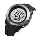 thumbnail image 3 of Mirar Reloj deportivo digital para hombre Modo de hora dual Fecha Semana Reloj despertador Retroiluminación 5ATM Impermeable Relojes de moda para hombre Pulsera para la vida diaria Regalos 1 1, 3 of 5