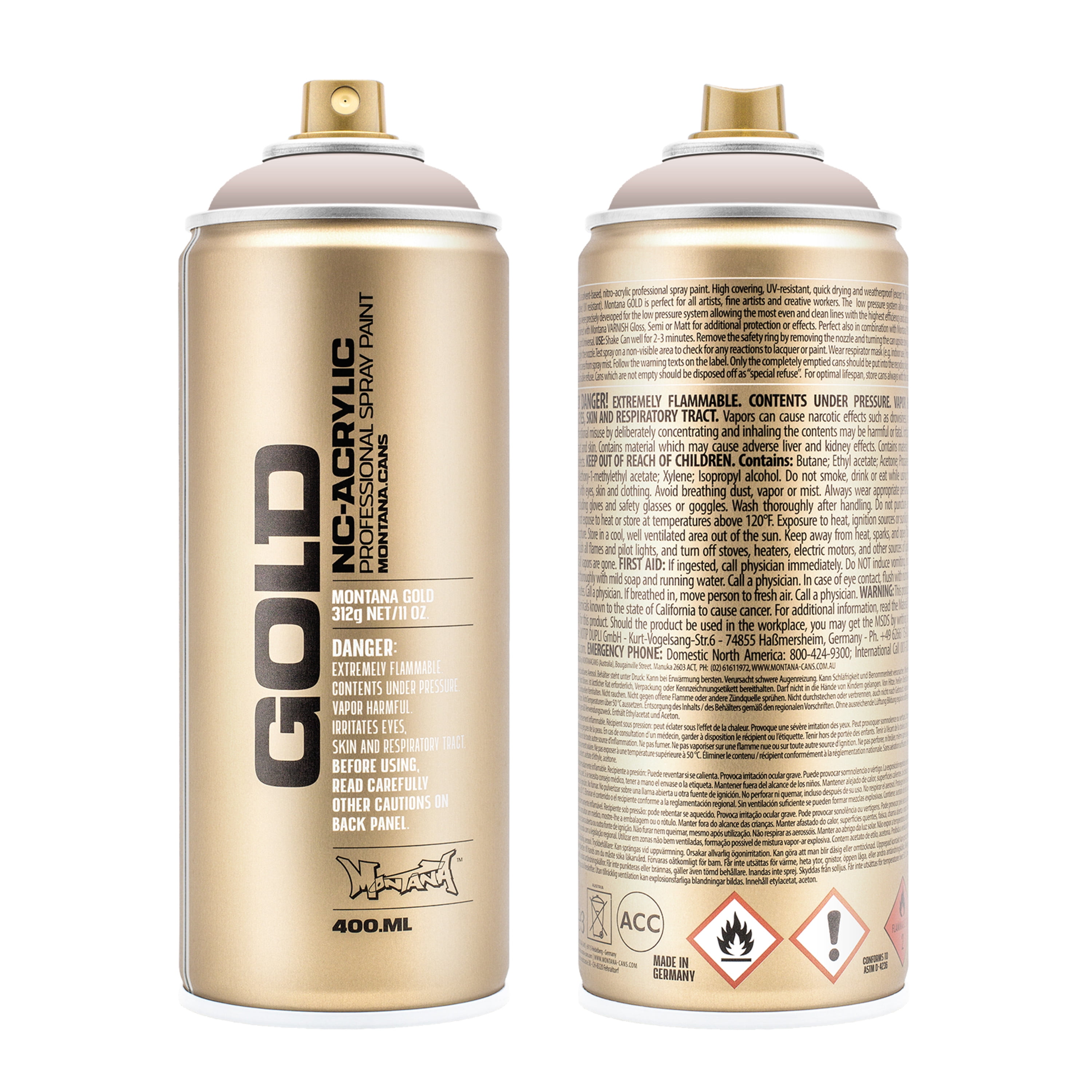Montana GOLD 400 ml Spray Color, Brain