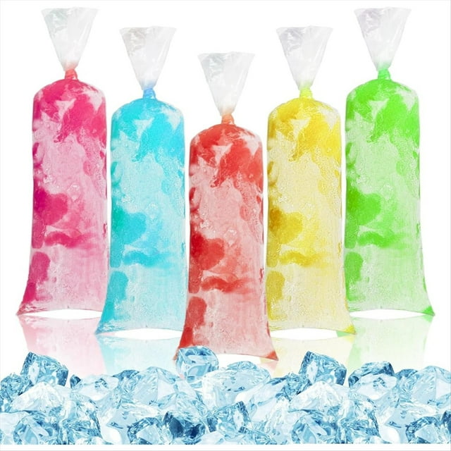 500 Bolsas de Plástico para Helados 4 X 12 Unidades para Paletas Mexicanas, Moldes para Paletas Heladas, Moldes para Batidos