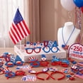thumbnail image 5 of Ourshome 15 Pcs 250th Anniversary Party Favors,USA 4th of July Accessories,Headbands Necklaces Glasses,Patriotic Party Favors for 250th Anniversary Fourth of July Independence Day Supplies, 5 of 7