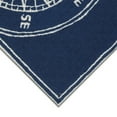 thumbnail image 4 of Liora Manne Compass Indoor Outdoor Area Rug Navy Hand Tufted 80% Polyester, 4 of 5