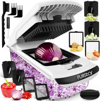 Fullstar Vegetable Chopper, 2 Stainless Steel Blades, Food Dicer