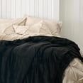 thumbnail image 6 of U by Bedsure Sherpa Fleece Throw Blanket Twin Black - Thick Warm Blankets, Soft Twin Blanket, 60x80 inches, 6 of 6