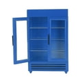 thumbnail image 3 of Dollhouse Refrigerator, Wood Dollhouse Fridge Double Door Safe Simulation Easy To Store Exquisite Workmanship  For 1:12 Dollhouse White,Yellow,Black,Blue,Red, 3 of 8