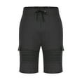 thumbnail image 3 of hotojiny Cargo Shorts for Men Casual Big and Tall Summer Beach Shorts Drawstring Pleated Hiking Knee Length Pants with Pockets, 3 of 5