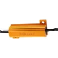 thumbnail image 4 of Load Resistors for Fixing Turn Signal Blink Errors, Prevent LED Bulb Error, Easy Installation, Heat Up Like Halogen, For License Plate Lights Daytime Running Lights (Gold Aluminum, 4 of 5